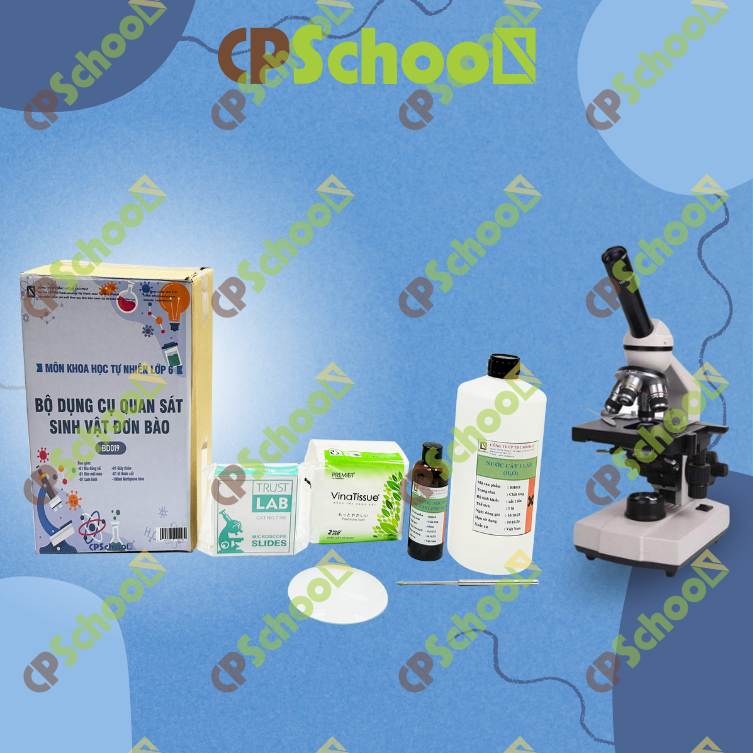 Bộ dụng cụ quan sát sinh vật đơn bào (bộ đầy đủ)