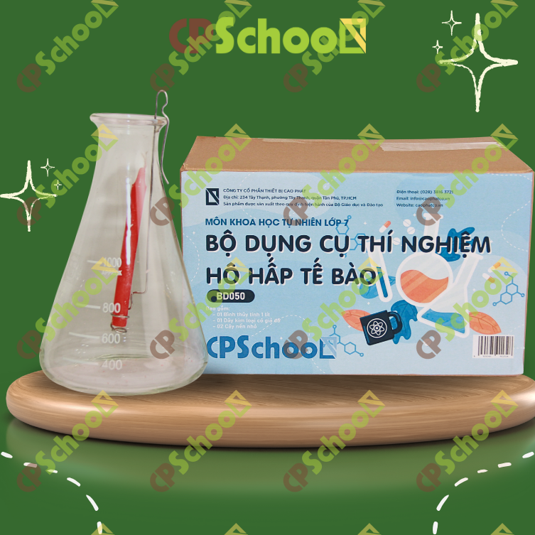 Bộ dụng cụ thí nghiệm hô hấp tế bào (không bao gồm TBDC)